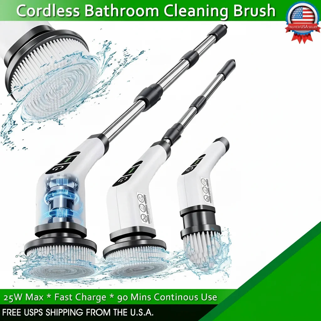 Cordless Bathroom Cleaning Brush